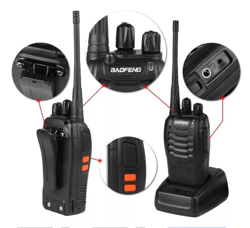 2 Radios Tipo Walkie-Talkie 📶 Baofeng