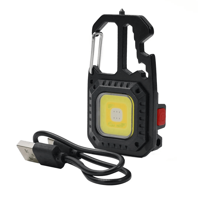 🔦 Llavero Multifuncional COB LED Recargable - 5 en 1 🔦