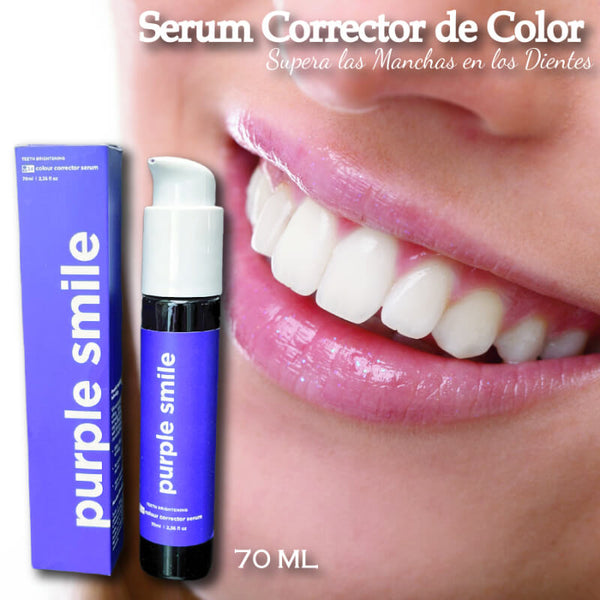 Purple Smile, Serum Corrector de Color Dental 70 ML - Ilumina tu Sonrisa