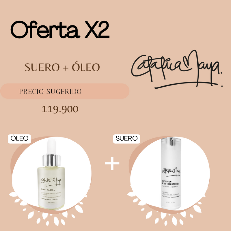 Combo X2 Serum + Óleo Catalina Maya