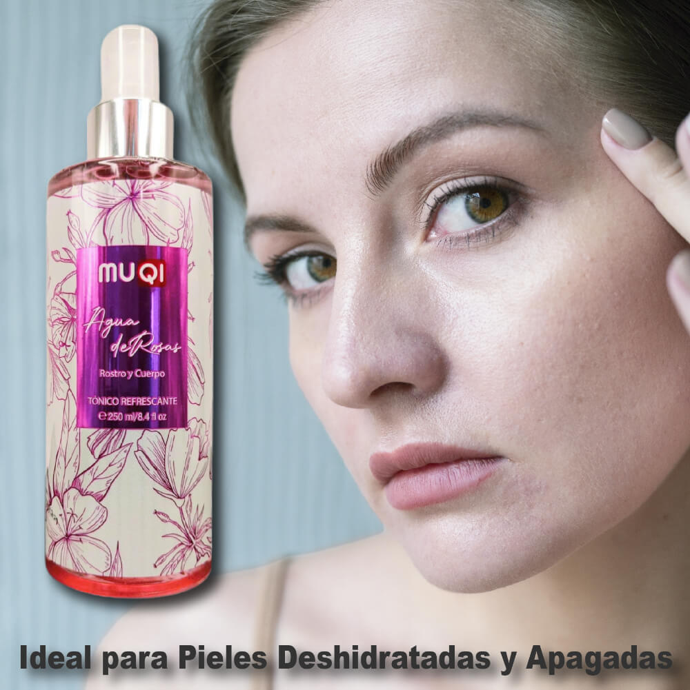 Pague 1 lleve 2 Agua de Rosas Hidratante MUQI de 250 ML