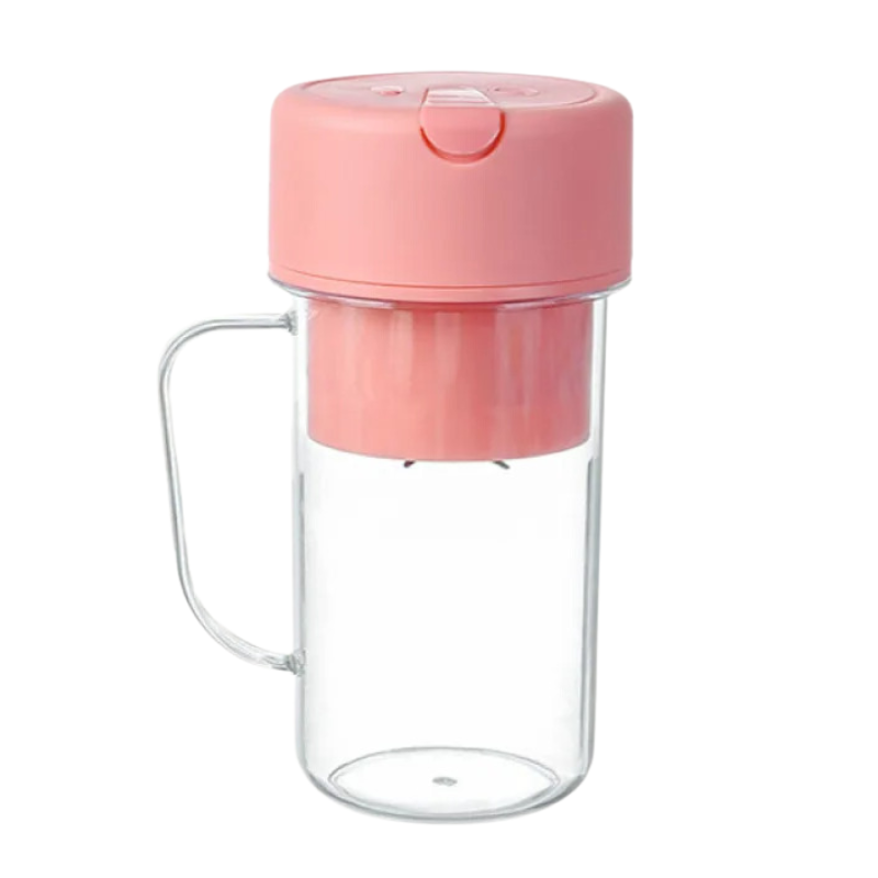 BlendGo 🥤 Mini Licuadora Portatil de Vaso y Pitillo 500 ML