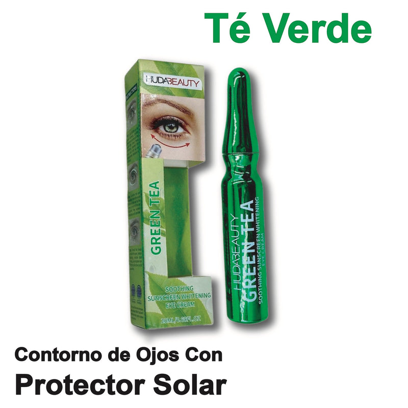 🔥 Duo Contorno de Ojos Ácido Hialurónico con Extracto de Te Verde y Q10 Coenzyme HUDABEAUTY™ 🎁