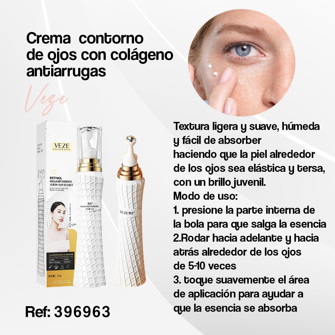 😍 Serum Roll-on de Colágeno y Retinol de Luxe 😍 VEZE