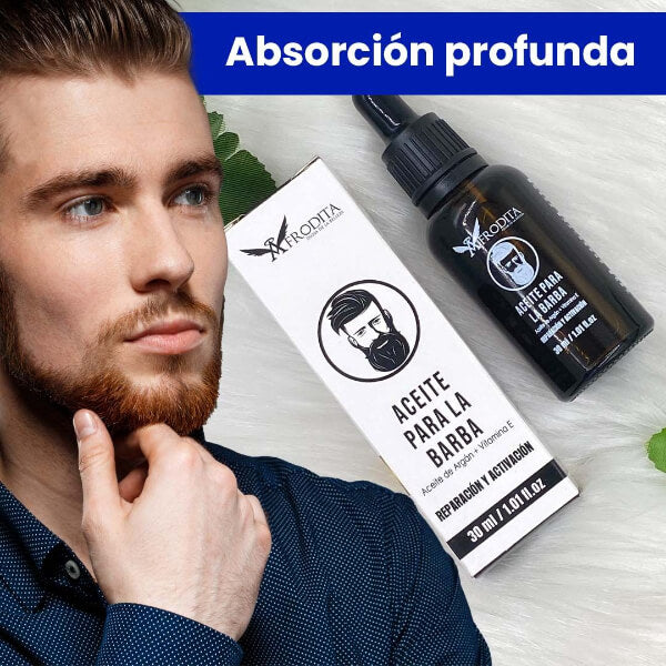 🔥  PAGUE 1 LLEVE 2 🔥 🧔🏻 ACEITE PARA LA BARBA AFRODITA 🧔🏻