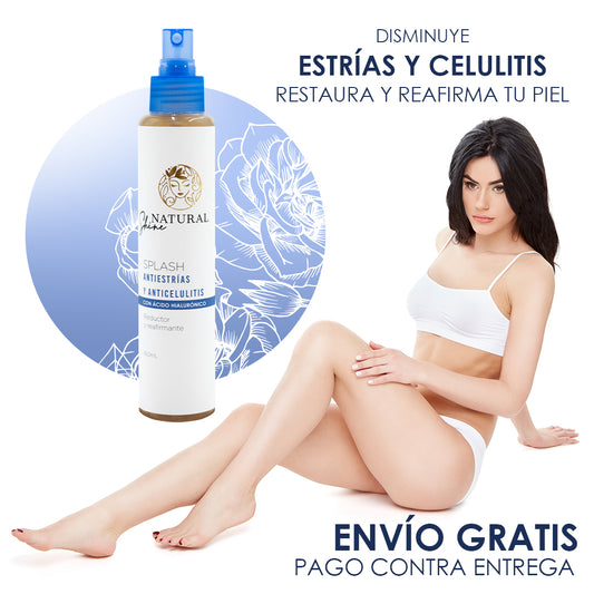 ❤️ Spray Anticelulitis y Antiestrías Natural Shine™ ❤️