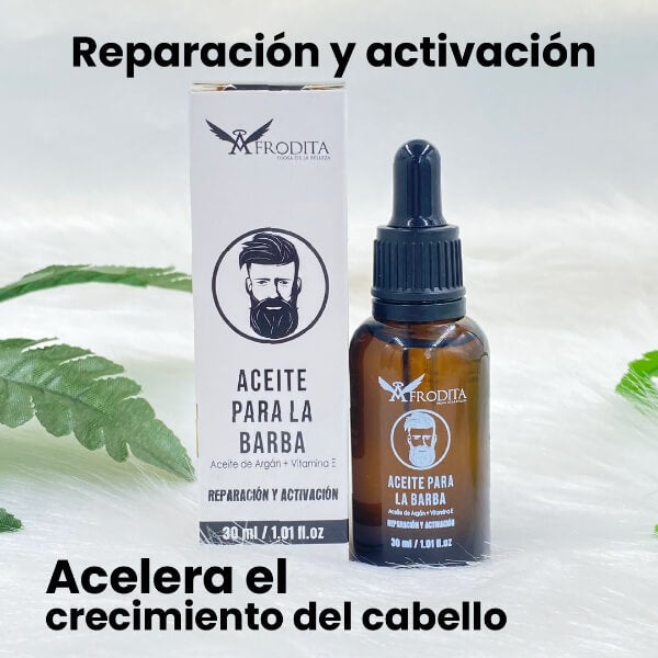 🔥  PAGUE 1 LLEVE 2 🔥 🧔🏻 ACEITE PARA LA BARBA AFRODITA 🧔🏻